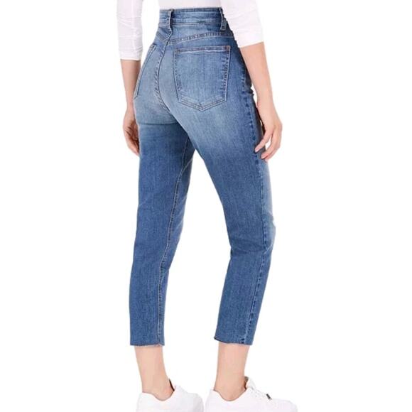 STS Blue Size 27 Women's Jeans Alicia High Rise Cropped Raw Hem Button Fly - Picture 2 of 12